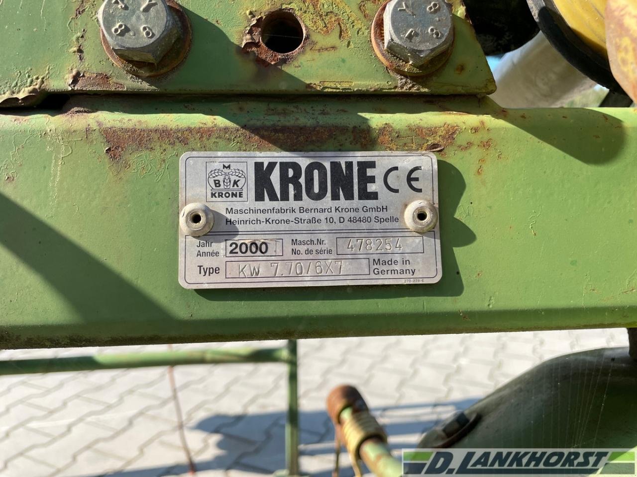 Kreiselheuer του τύπου Krone KW 7.70/ 6x7, Gebrauchtmaschine σε Neuenhaus (Φωτογραφία 11)