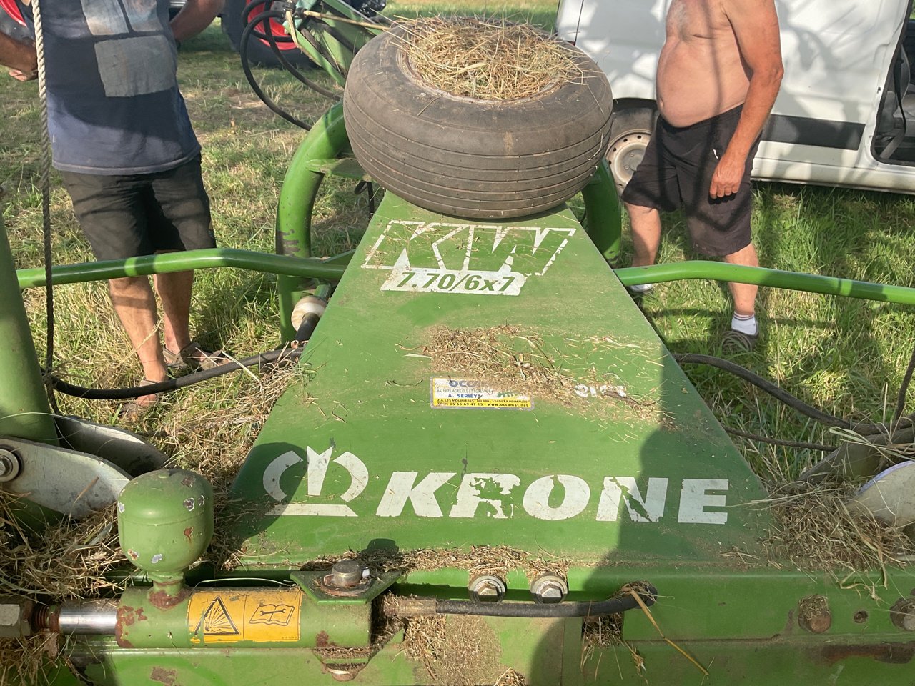 Kreiselheuer tip Krone Kw 7.70, Gebrauchtmaschine in MORLHON LE HAUT (Poză 5)