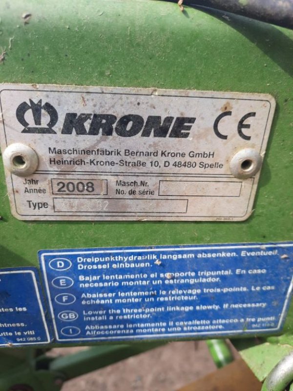 Kreiselheuer za tip Krone KW 7.82, Gebrauchtmaschine u BAZOGES EN PAREDS (Slika 8)