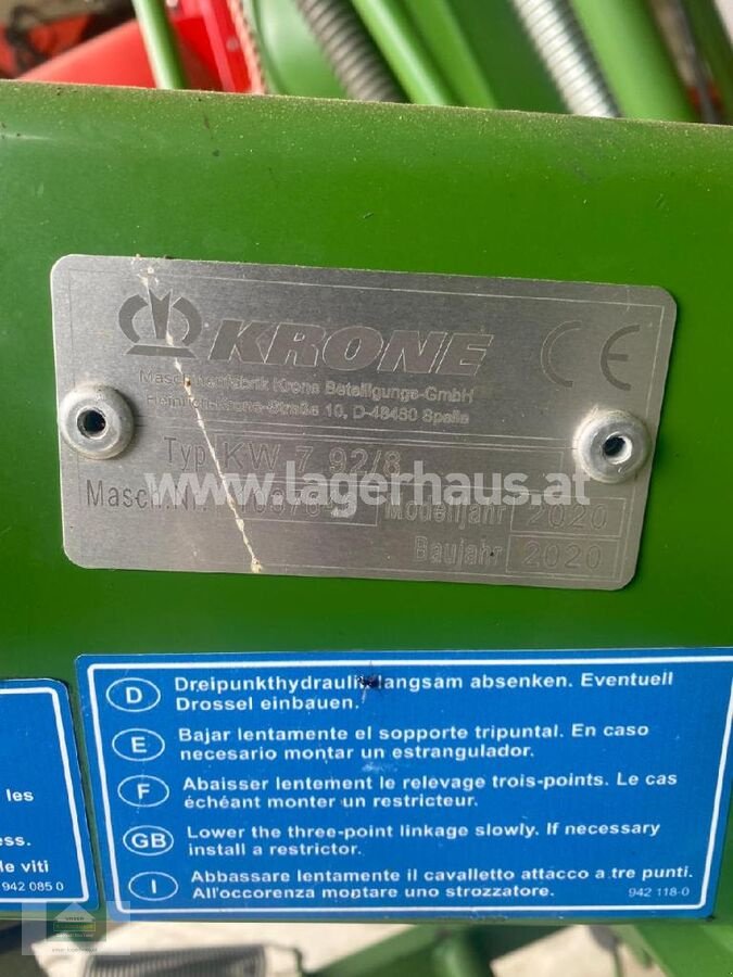 Kreiselheuer des Typs Krone KW 7.92/8, Gebrauchtmaschine in Klagenfurt (Bild 2)