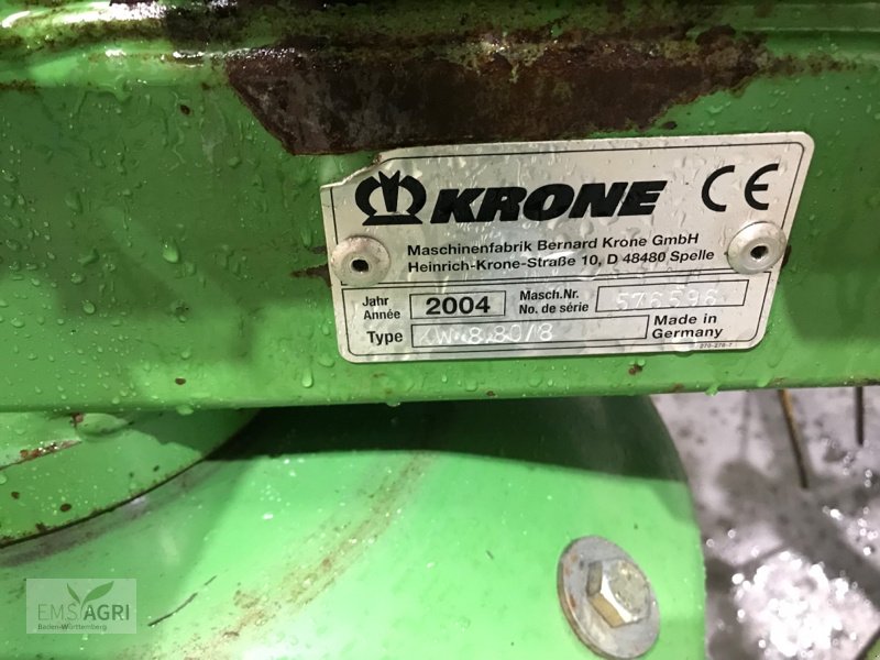 Kreiselheuer del tipo Krone KW 8.80/8, Gebrauchtmaschine In Vöhringen (Immagine 2)