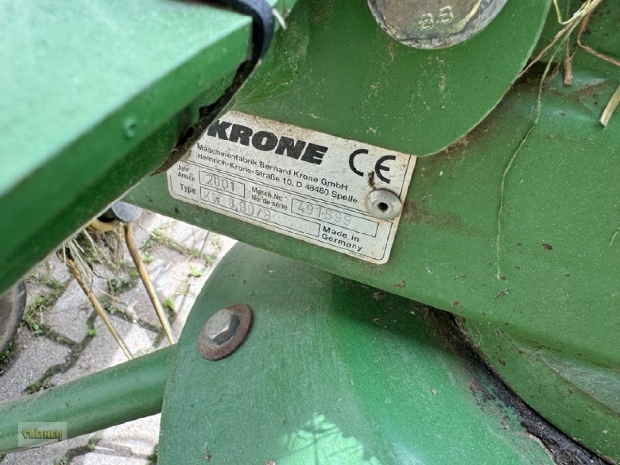 Kreiselheuer des Typs Krone KW 8.80/8, Gebrauchtmaschine in Büchlberg (Bild 5)