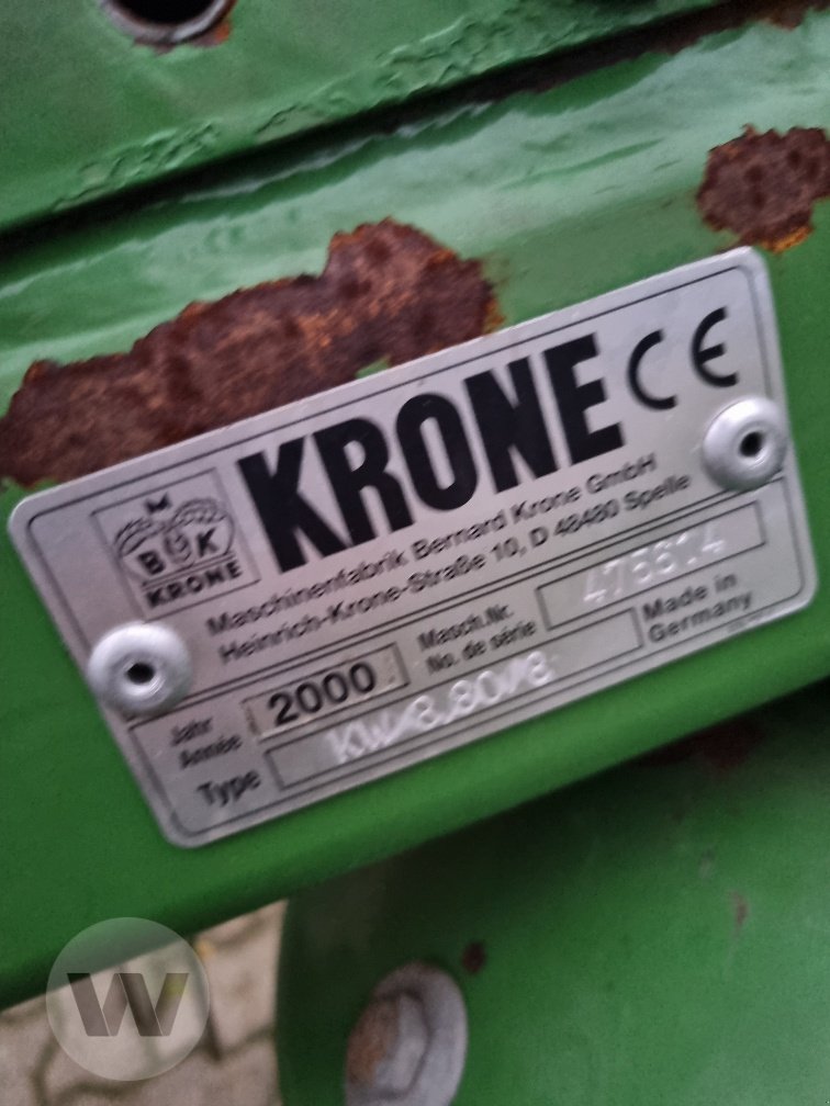 Kreiselheuer typu Krone KW 8.80/8, Gebrauchtmaschine w Börm (Zdjęcie 7)