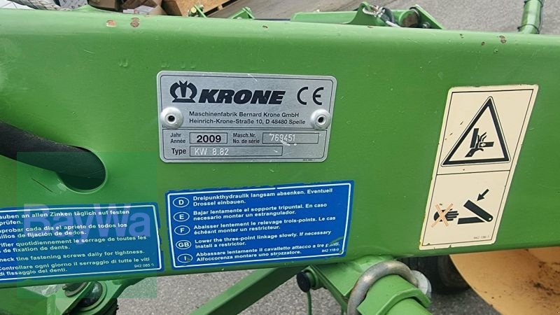 Kreiselheuer des Typs Krone KW 8.82, Gebrauchtmaschine in Ravensburg (Bild 5)