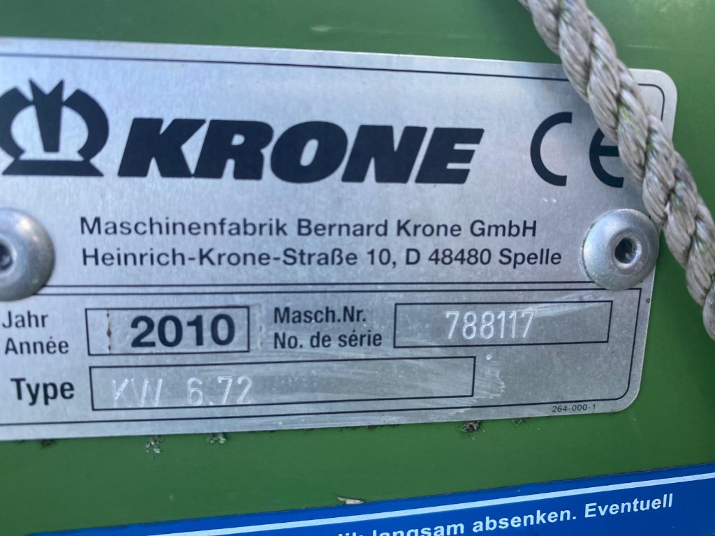 Kreiselheuer tip Krone KW6.72, Gebrauchtmaschine in MAURIAC (Poză 8)