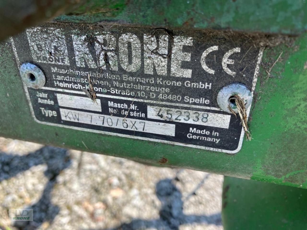 Kreiselheuer tip Krone KW7.70/6x7, Gebrauchtmaschine in Spelle (Poză 7)