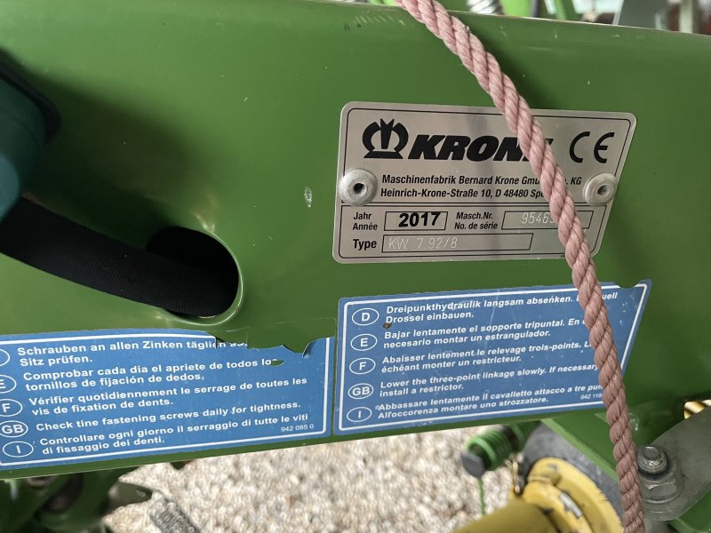 Kreiselheuer a típus Krone KW7.92/8, Gebrauchtmaschine ekkor: les hayons (Kép 1)