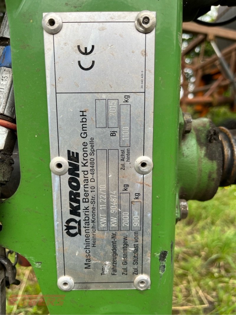 Kreiselheuer des Typs Krone KWT 10.22/10, Gebrauchtmaschine in Suhlendorf (Bild 6)