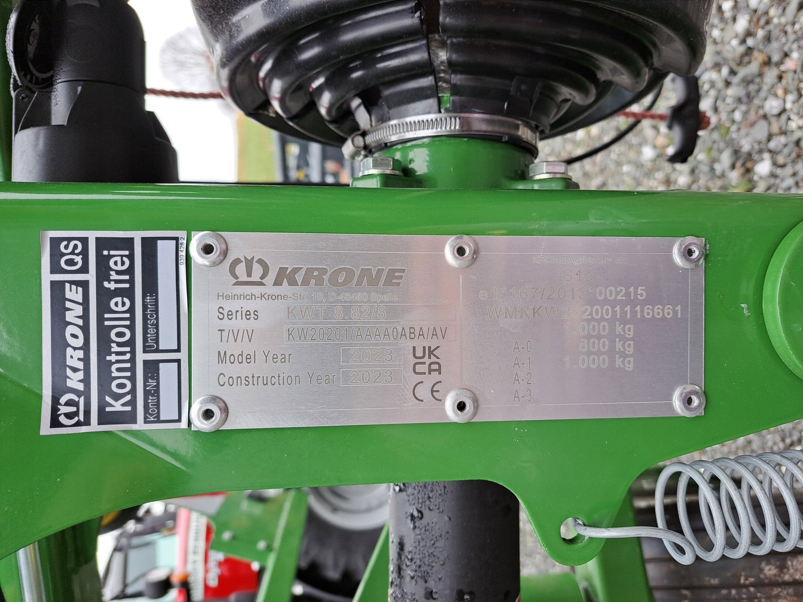 Kreiselheuer типа Krone KWT 8.82/8, Neumaschine в Wertach (Фотография 5)