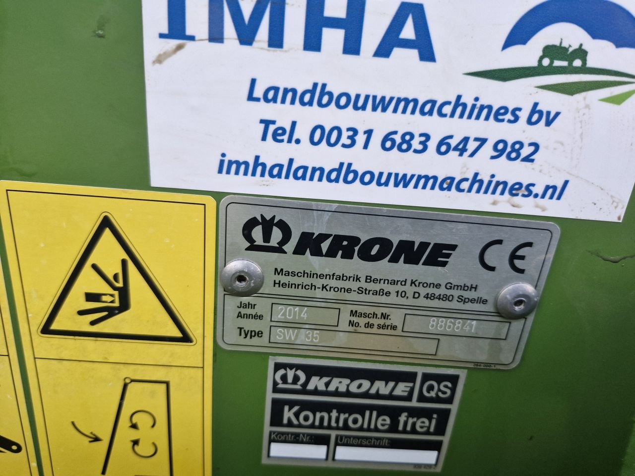 Kreiselheuer a típus Krone Swadro 35, Gebrauchtmaschine ekkor: Daarle (Kép 7)