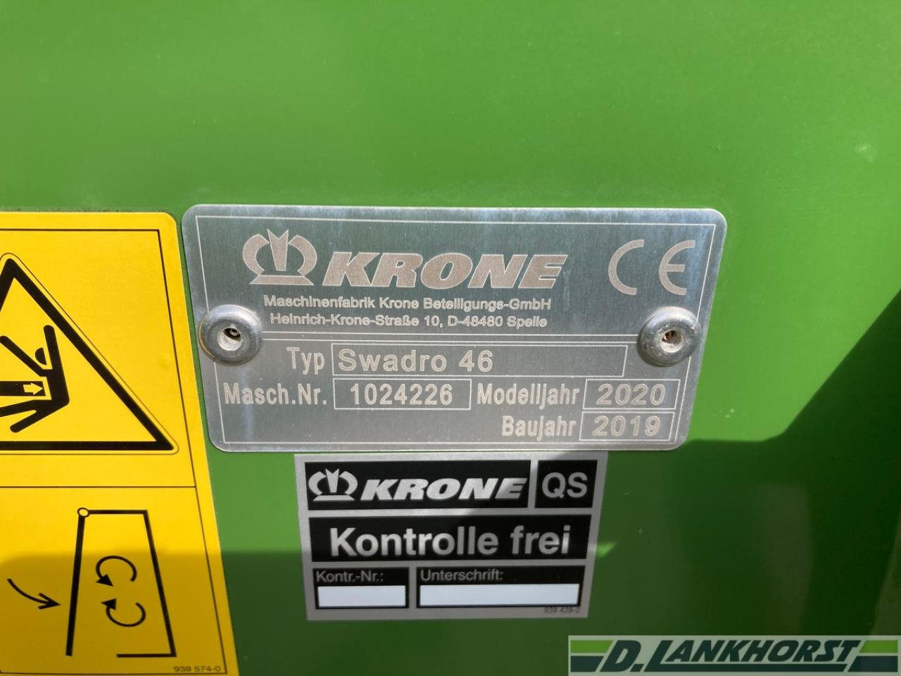 Kreiselheuer tipa Krone Swadro 46, Gebrauchtmaschine u Neuenhaus (Slika 12)