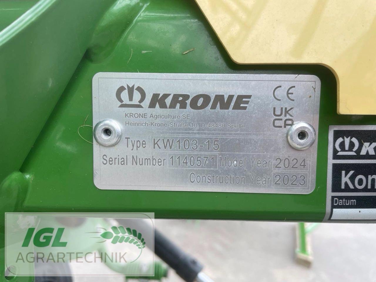 Kreiselheuer του τύπου Krone VENDRO 1020 (KW103-15), Neumaschine σε Nabburg (Φωτογραφία 4)