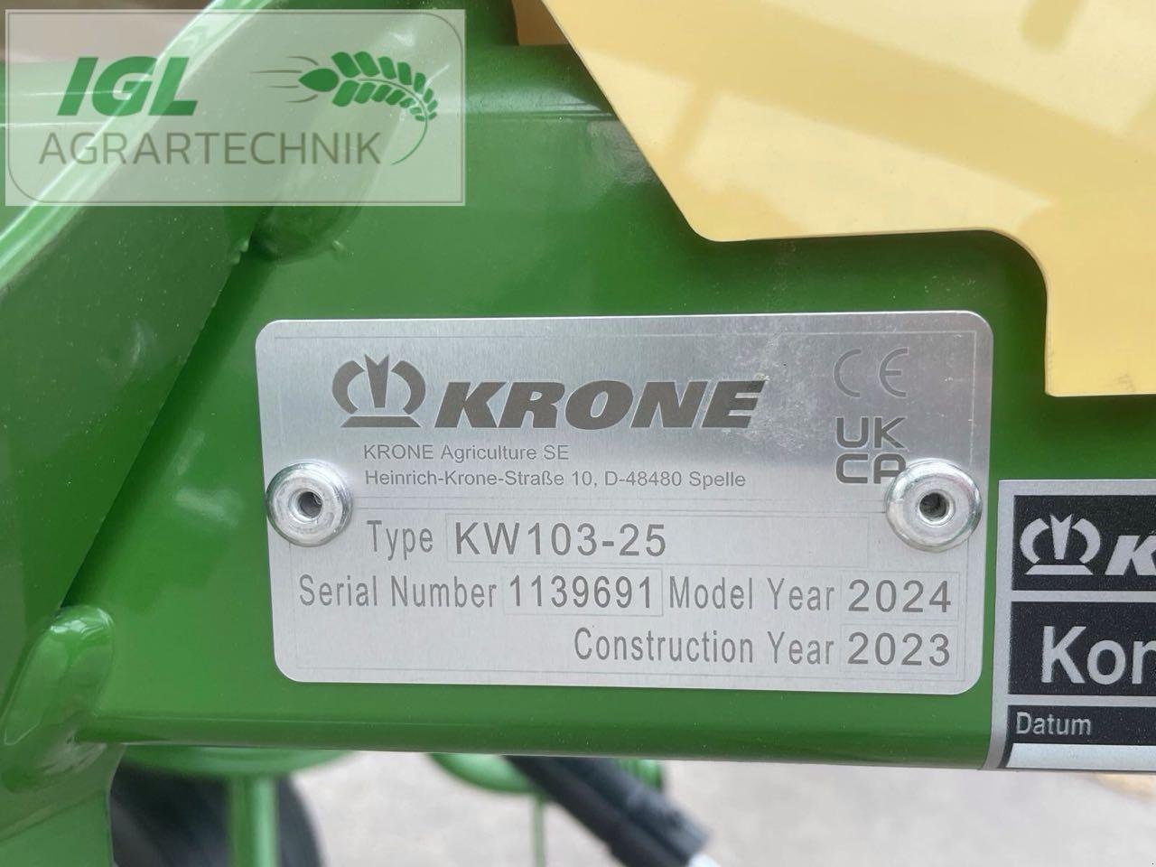 Kreiselheuer tipa Krone VENDRO 1120 (KW103-25), Neumaschine u Nabburg (Slika 5)