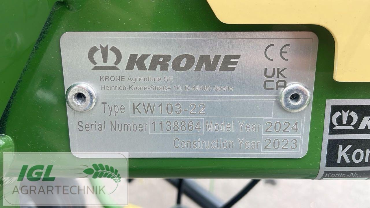 Kreiselheuer του τύπου Krone VENDRO 470 (KW103-22), Neumaschine σε Nabburg (Φωτογραφία 7)