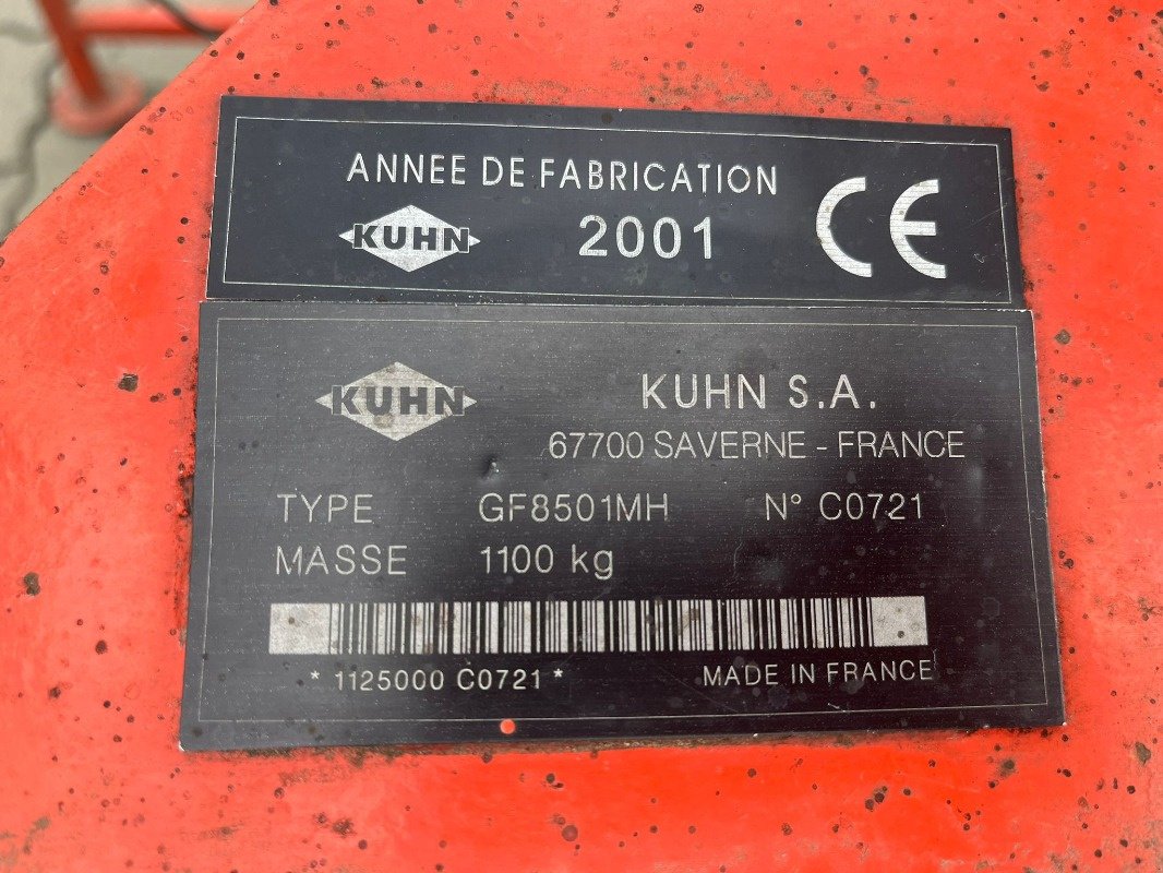 Kreiselheuer Türe ait Kuhn 8501, Gebrauchtmaschine içinde Sittensen (resim 3)