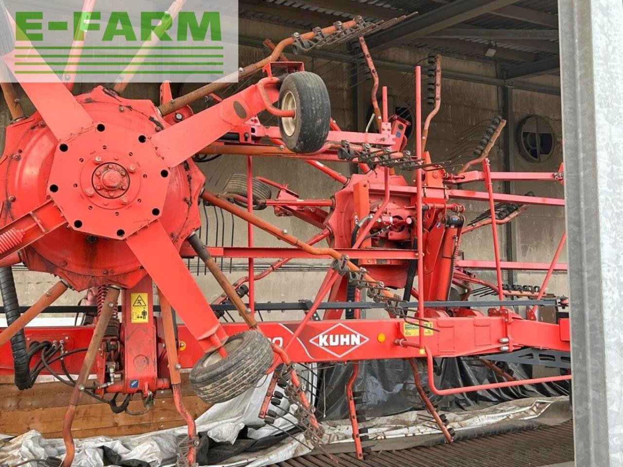 Kreiselheuer Türe ait Kuhn ga 8020, Gebrauchtmaschine içinde ANRODE / OT LENGEFELD (resim 6)