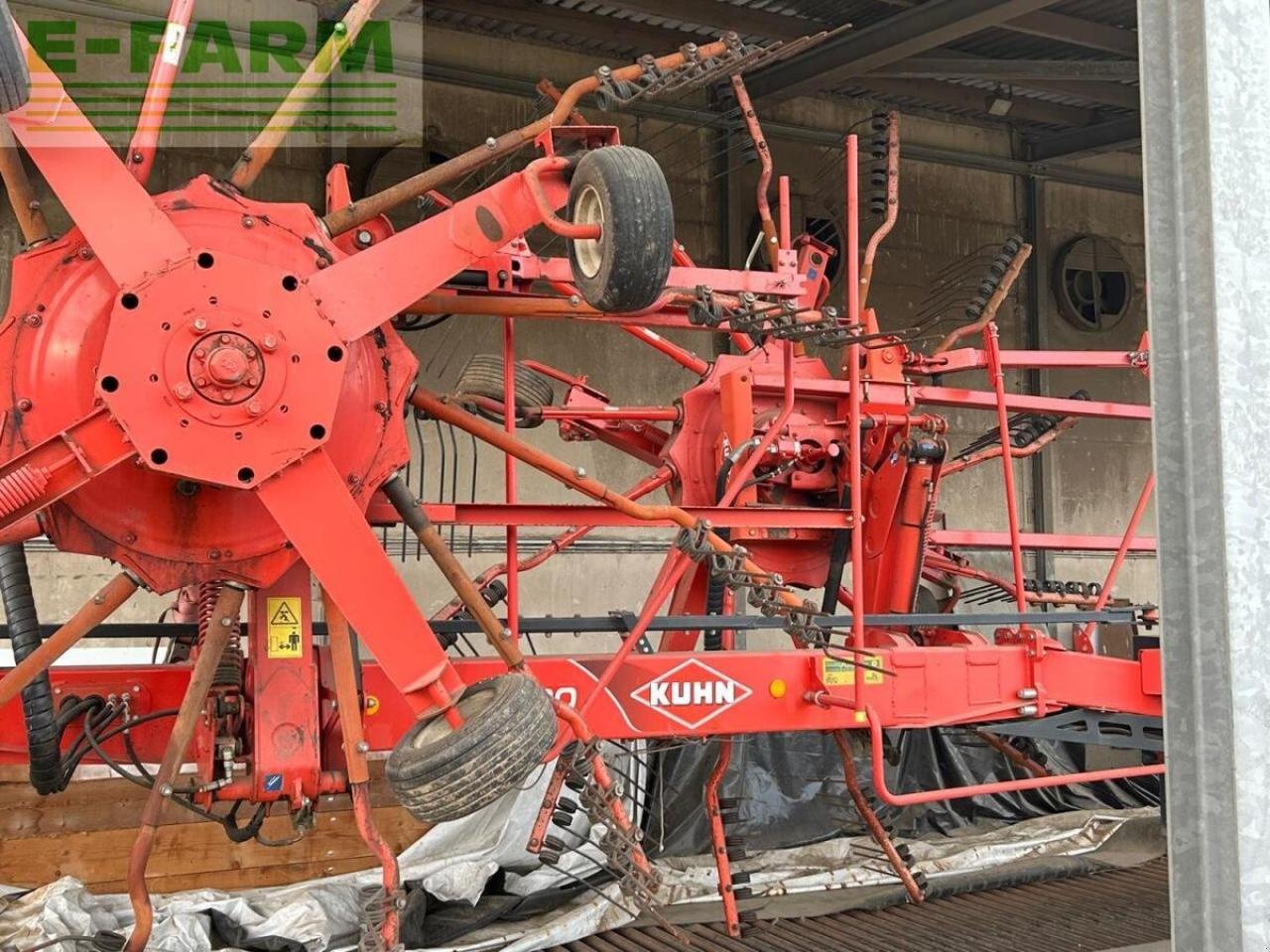 Kreiselheuer van het type Kuhn ga 8020, Gebrauchtmaschine in ANRODE / OT LENGEFELD (Foto 6)