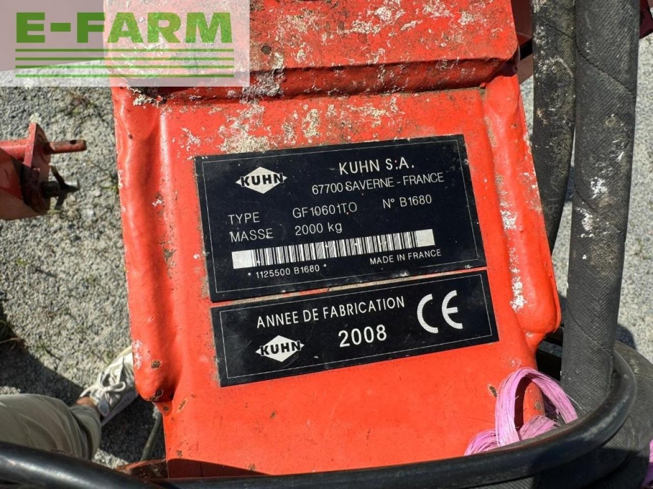 Kreiselheuer tipa Kuhn gf 10601 to - destockage, Gebrauchtmaschine u Ytrac (Slika 8)