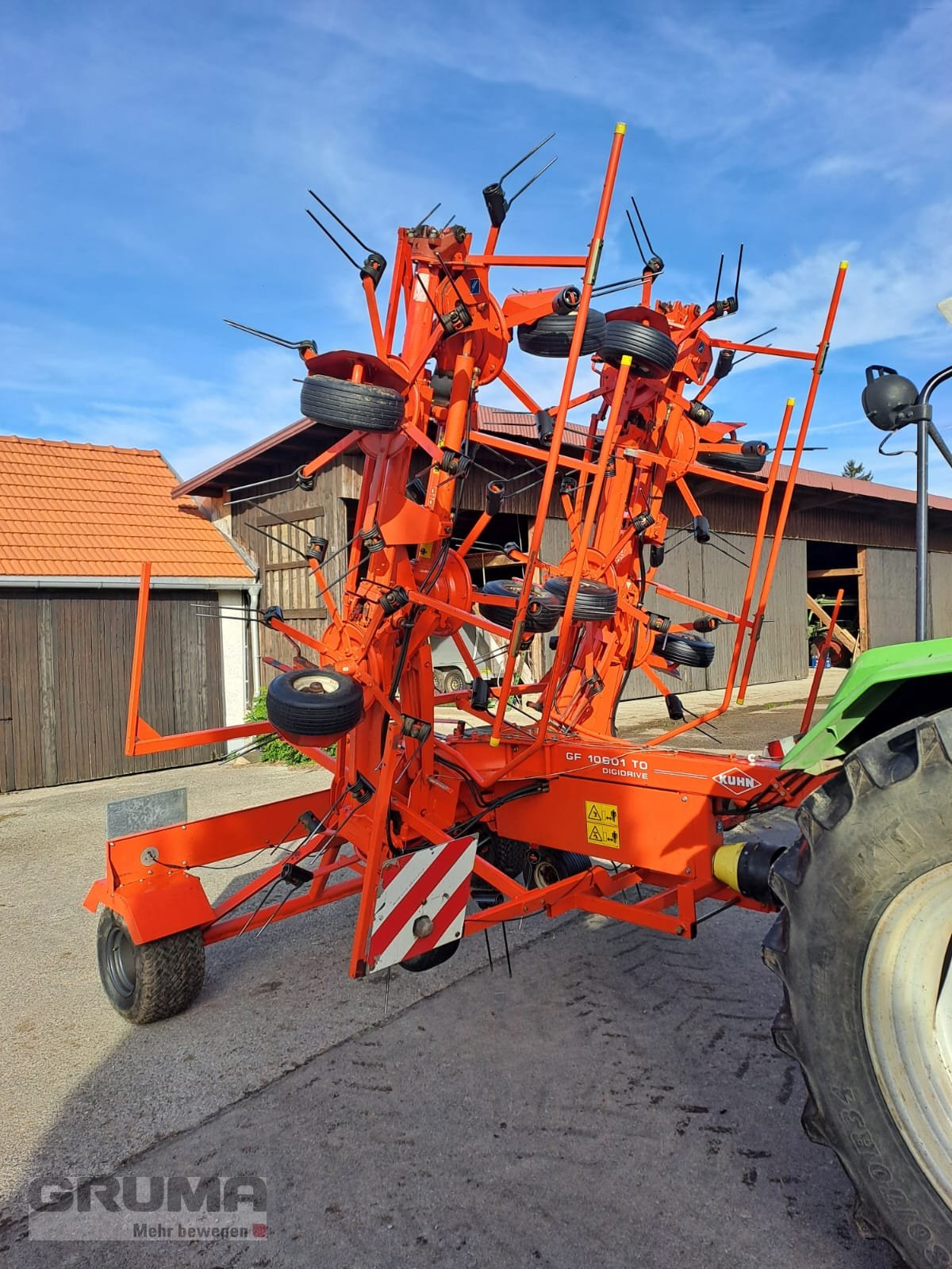 Kreiselheuer del tipo Kuhn GF 10601 TO, Gebrauchtmaschine In Germaringen (Immagine 8)