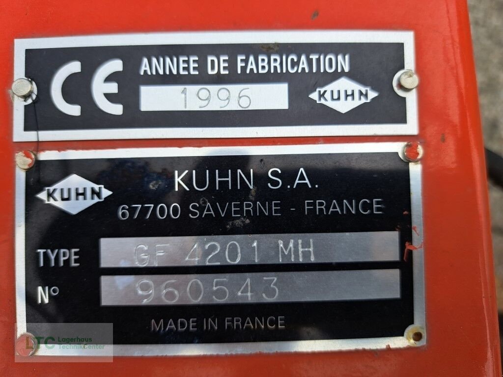 Kreiselheuer του τύπου Kuhn GF 4201 HM, Gebrauchtmaschine σε Redlham (Φωτογραφία 10)