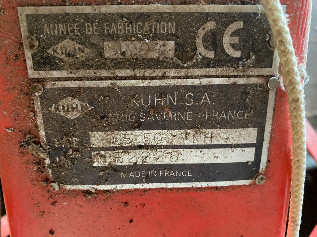 Kreiselheuer za tip Kuhn GF 5001 MH, Gebrauchtmaschine u UZERCHE (Slika 6)