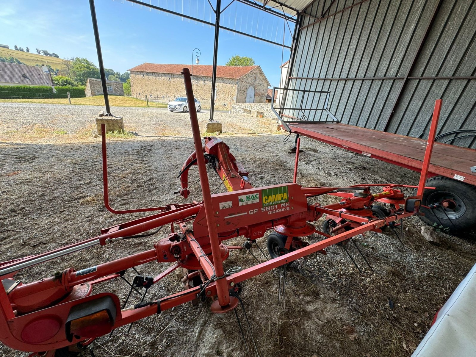 Kreiselheuer a típus Kuhn GF 5801 MH, Gebrauchtmaschine ekkor: YTRAC (Kép 3)