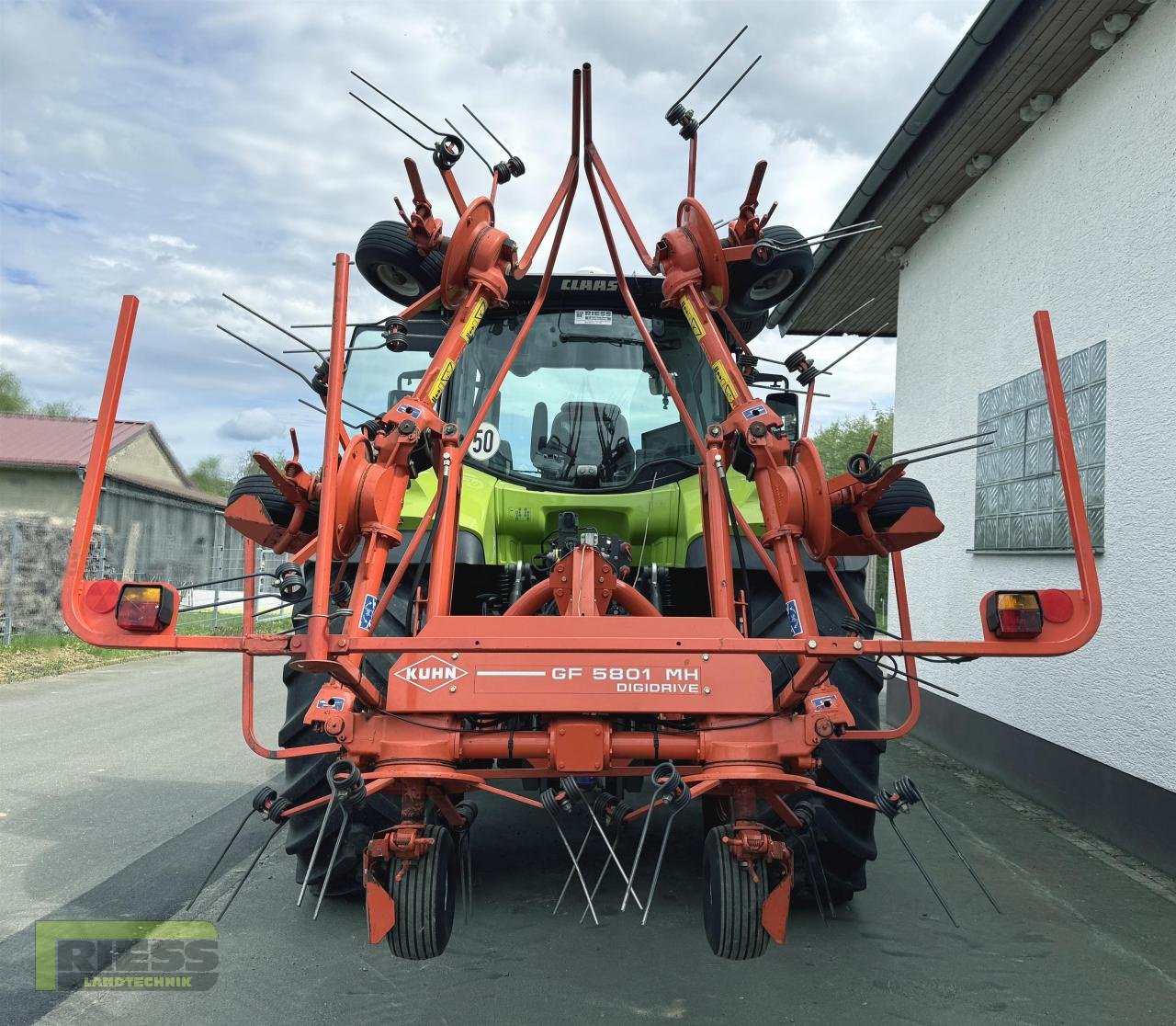 Kreiselheuer del tipo Kuhn GF 5801 MH, Gebrauchtmaschine en Homberg (Ohm) - Maulbach (Imagen 8)