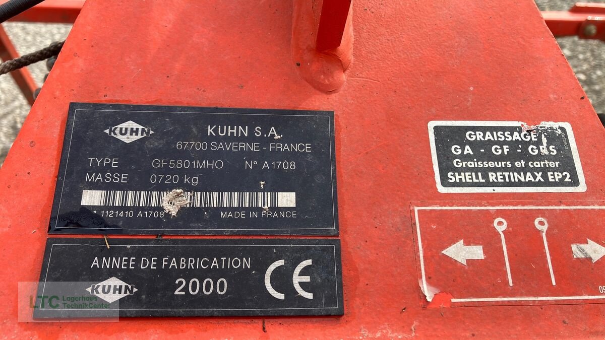 Kreiselheuer του τύπου Kuhn GF 5801 MHO, Gebrauchtmaschine σε Redlham (Φωτογραφία 12)