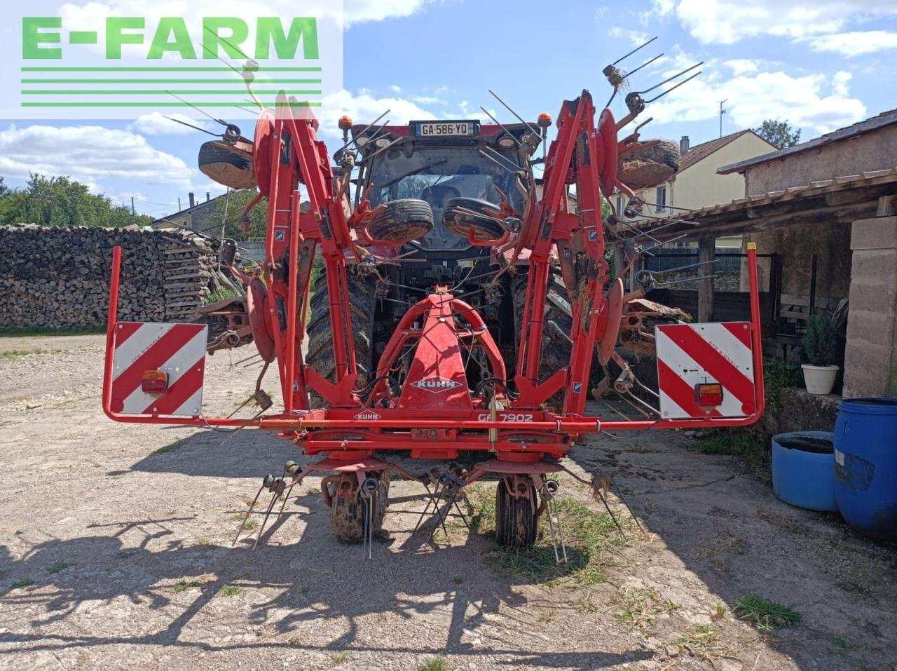 Kreiselheuer Türe ait Kuhn gf 7902 mh, Gebrauchtmaschine içinde CHAUVONCOURT (resim 1)