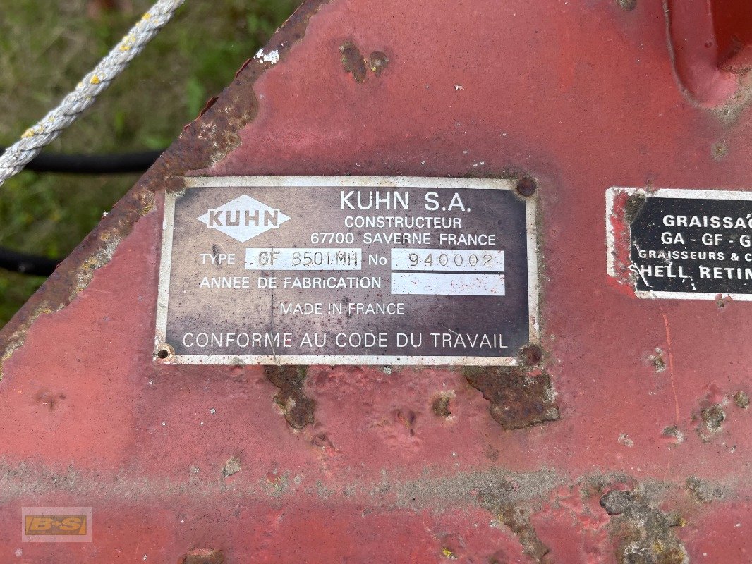 Kreiselheuer des Typs Kuhn GF 8501 MH, Gebrauchtmaschine in Grabow (Bild 4)