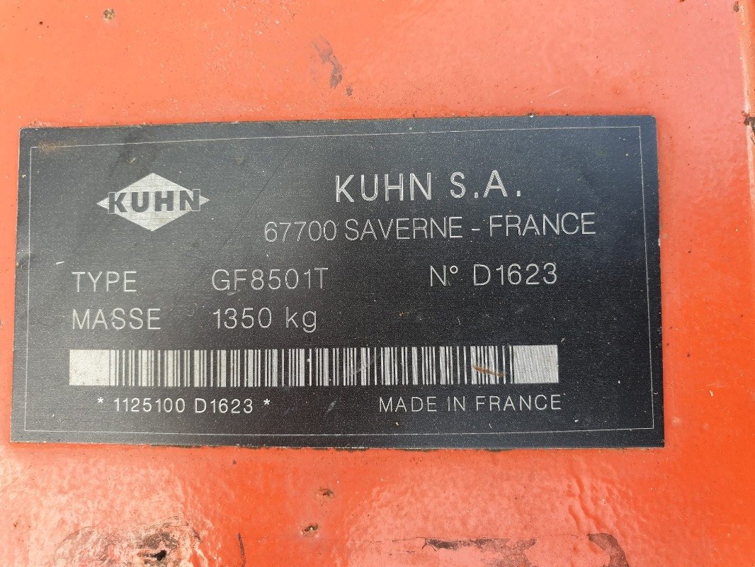 Kreiselheuer του τύπου Kuhn GF 8501 T, Gebrauchtmaschine σε Sittensen (Φωτογραφία 11)