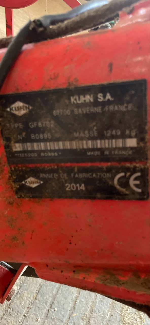 Kreiselheuer του τύπου Kuhn GF 8702, Gebrauchtmaschine σε Einvaux (Φωτογραφία 5)