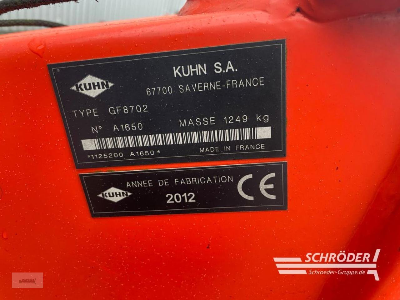 Kreiselheuer a típus Kuhn GF 8702, Gebrauchtmaschine ekkor: Wildeshausen (Kép 17)