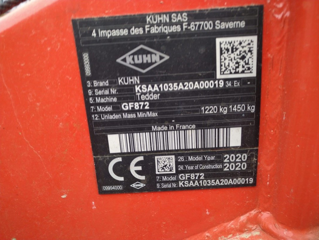 Kreiselheuer za tip Kuhn GF 872, Gebrauchtmaschine u Liebenwalde (Slika 5)