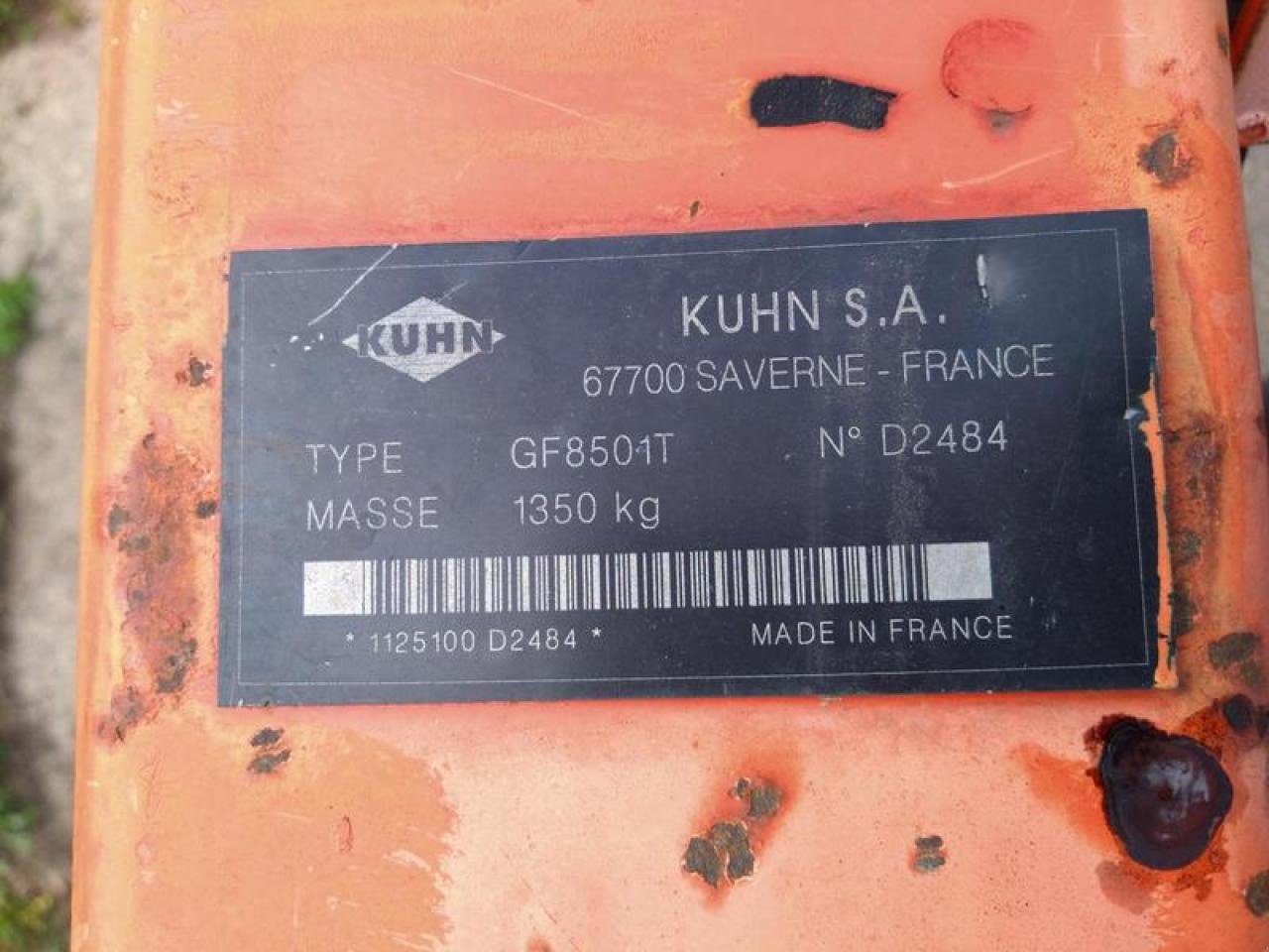 Kreiselheuer Türe ait Kuhn GF8501 T DIGIFRIVE, Gebrauchtmaschine içinde Vehlow (resim 3)