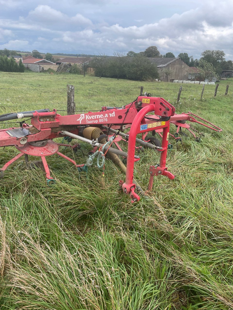 Kreiselheuer Türe ait Kverneland Taarup 8076, Gebrauchtmaschine içinde Chauvoncourt (resim 1)