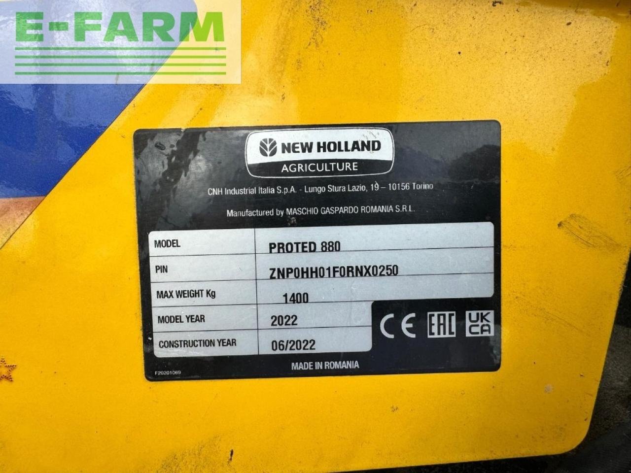 Kreiselheuer del tipo New Holland proted 880, Gebrauchtmaschine en CHAUVONCOURT (Imagen 10)