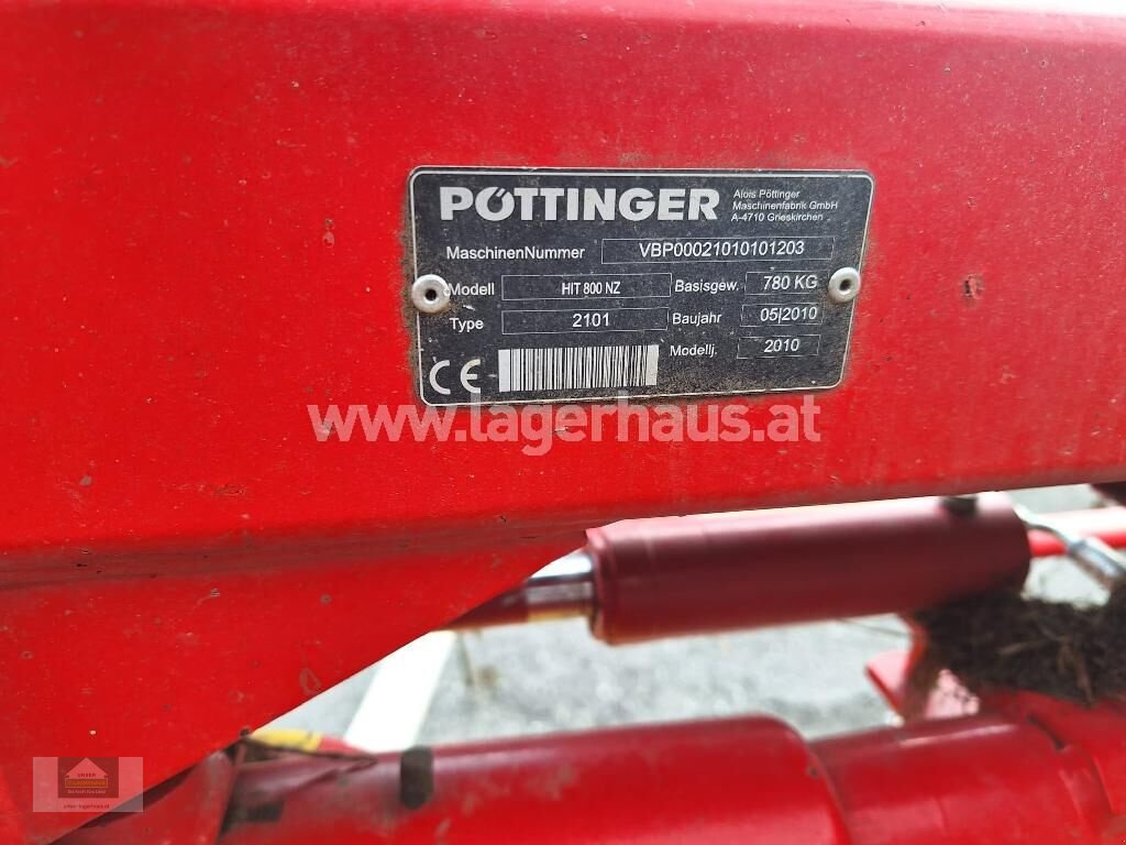 Kreiselheuer typu Pöttinger HIT 800 NZ, Gebrauchtmaschine w Klagenfurt (Zdjęcie 6)