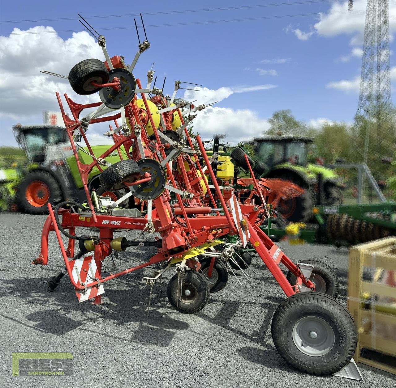 Kreiselheuer des Typs Pöttinger HIT 910 AZ, Gebrauchtmaschine in Homberg (Ohm) - Maulbach (Bild 9)