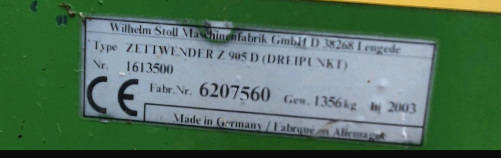 Kreiselheuer za tip Stoll Z 905 D Pro, Gebrauchtmaschine u Waltenhofen  (Slika 1)