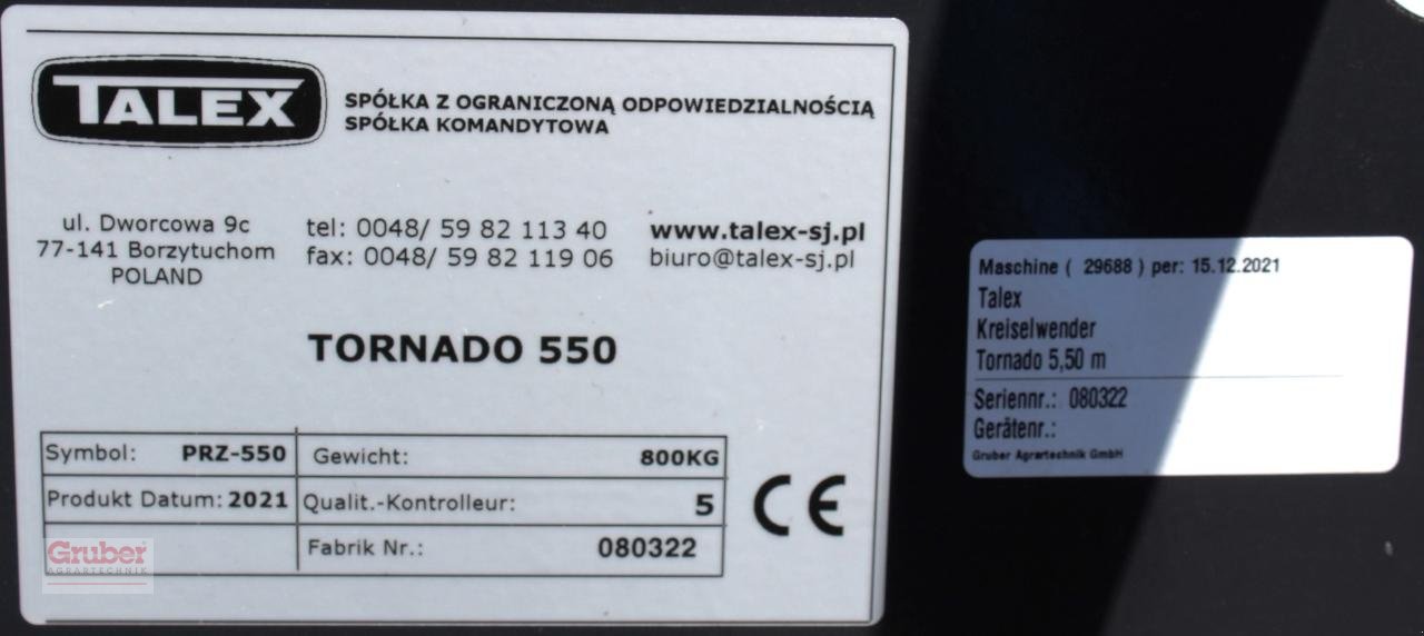 Kreiselheuer tipa Talex Tornado 550, Neumaschine u Elsnig (Slika 4)