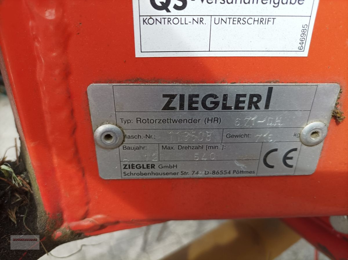 Kreiselheuer tip Ziegler HR 671 DH, Gebrauchtmaschine in Tarsdorf (Poză 12)
