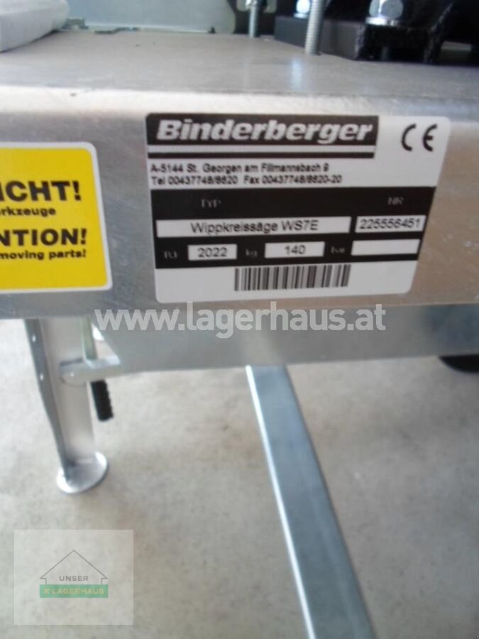 Kreissäge & Wippsäge tipa Binderberger WS 700 E, Neumaschine u Ottensheim (Slika 4)