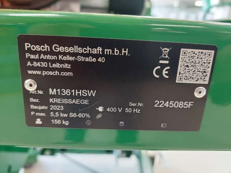 Kreissäge & Wippsäge a típus Posch Wippsäge M1361HSW, Neumaschine ekkor: Tamsweg (Kép 7)