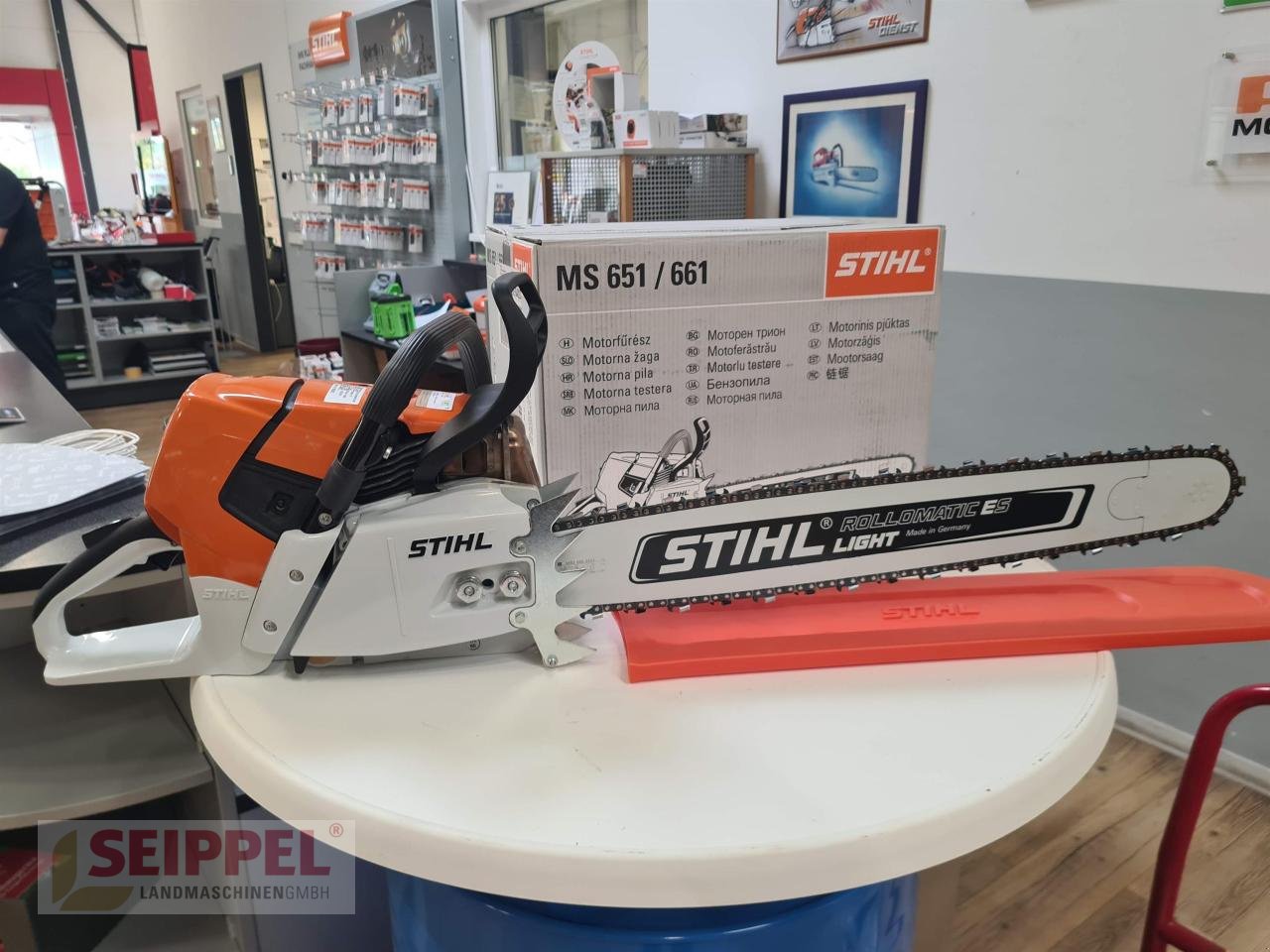 Kreissäge & Wippsäge Türe ait Stihl MS 661 C-M W 63 cm/36RS Griffheizung, Neumaschine içinde Groß-Umstadt (resim 1)