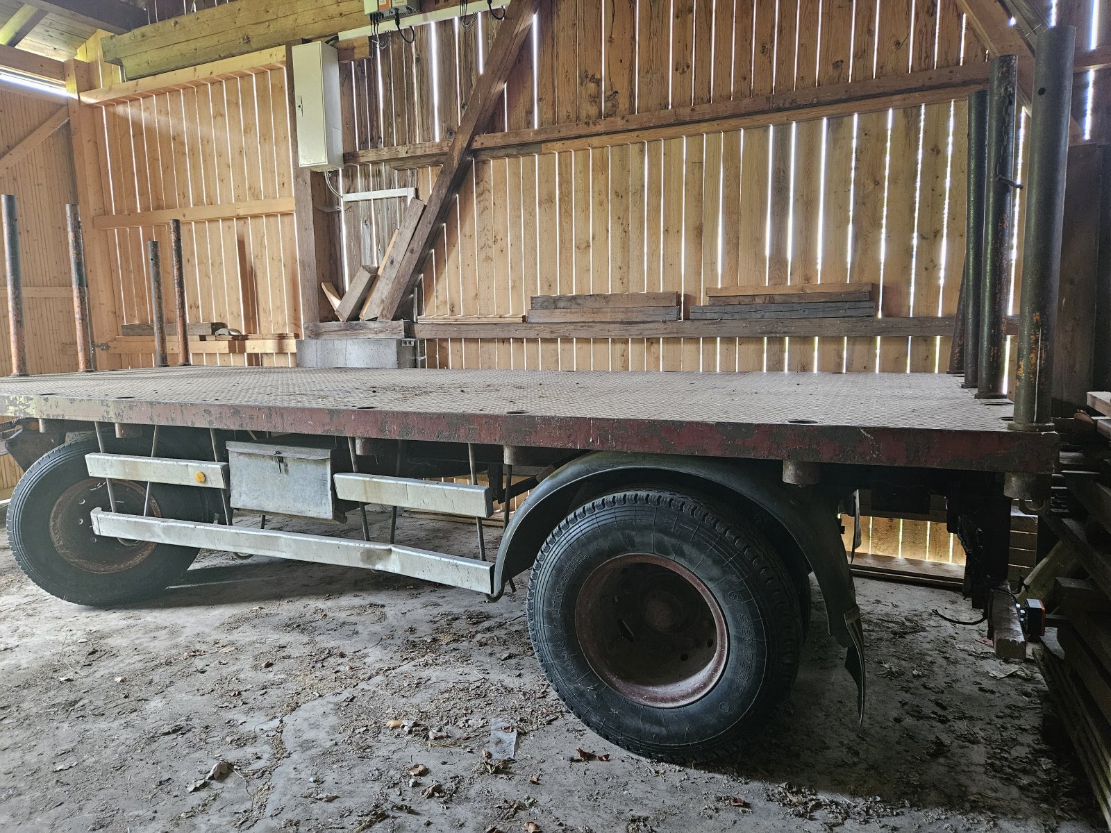 Kurzholzanhänger des Typs Zunhammer Plattformanhänger, Ballenwagen, Gebrauchtmaschine in Samerberg (Bild 3)