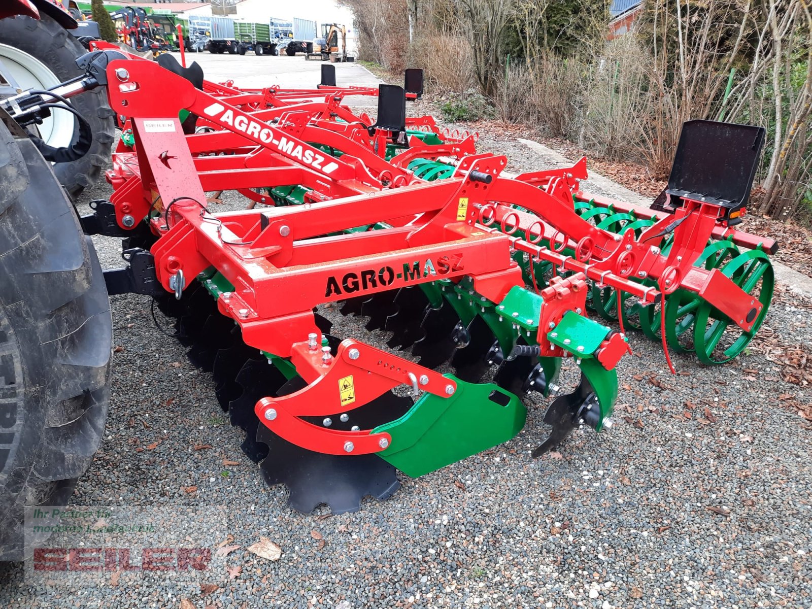 Kurzscheibenegge des Typs Agro-Masz BT 30 Dachringwalze 600 mm, Neumaschine in Burghaslach (Bild 2)