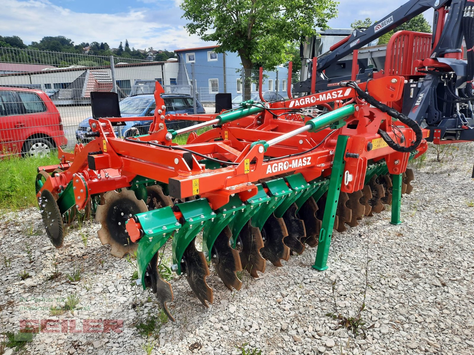 Kurzscheibenegge du type Agro-Masz BTC 40 H 620 mm Scheiben Dachring 600 mm, Gebrauchtmaschine en Ansbach (Photo 7)