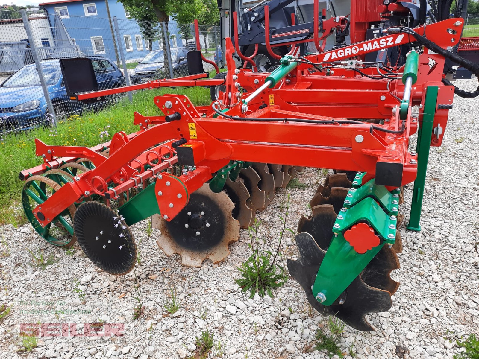 Kurzscheibenegge des Typs Agro-Masz BTC 40 H 620 mm Scheiben Dachring 600 mm, Gebrauchtmaschine in Ansbach (Bild 2)