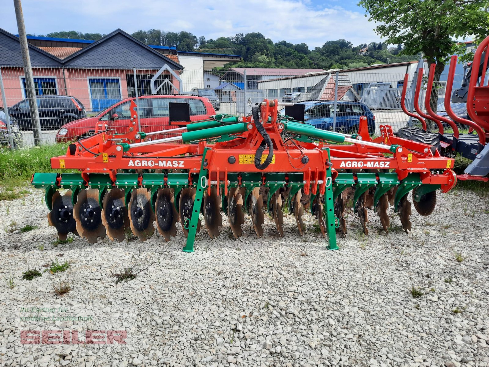 Kurzscheibenegge van het type Agro-Masz BTC 40 H 620 mm Scheiben Dachring 600 mm, Gebrauchtmaschine in Ansbach (Foto 5)